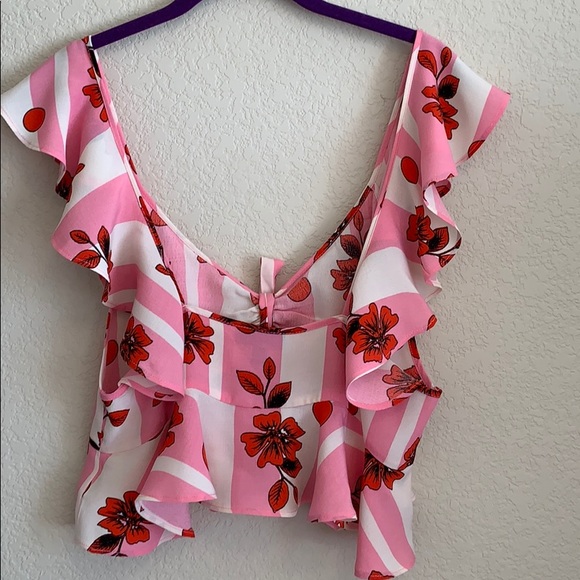 New! TOPSHOP sweet & sexy crop cami blouse size 8 - Picture 7 of 8